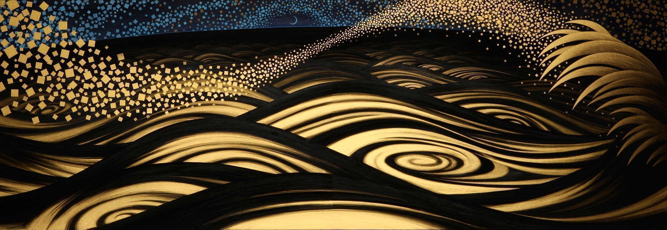 鶴田一郎:琳派シリーズ 海を渡る 2008