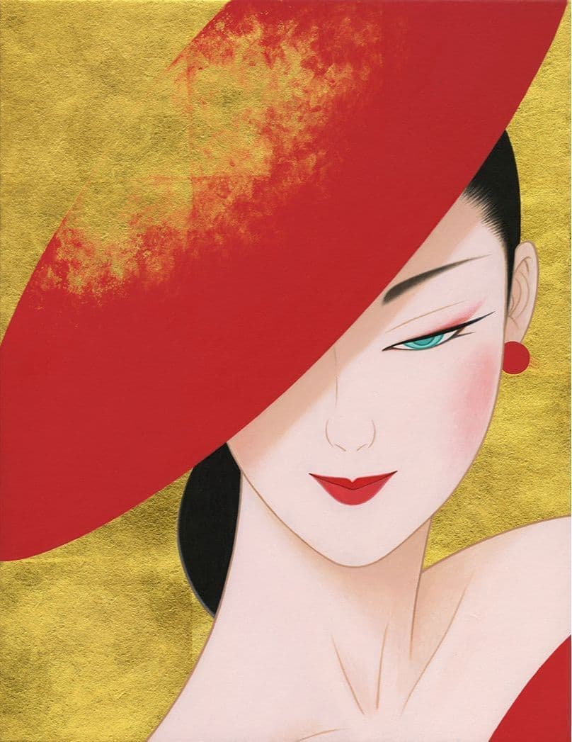ICHIRO TSURUTA:Red Hat in Gold, 2018