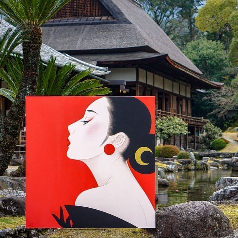 ICHIRO TSURUTA: Golden Kanzashi (Hairpin) 2019 at Kyoto DAIGOJI Temple