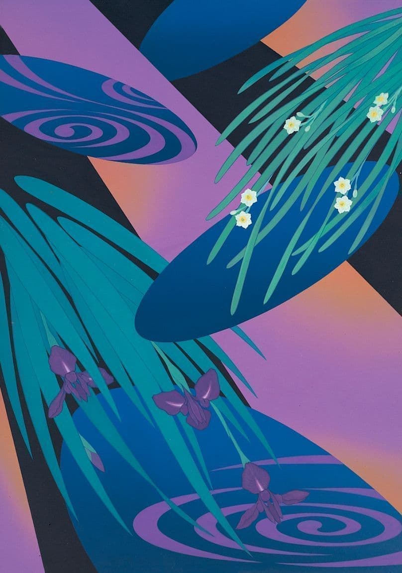 鶴田一郎：アヤメ 1989