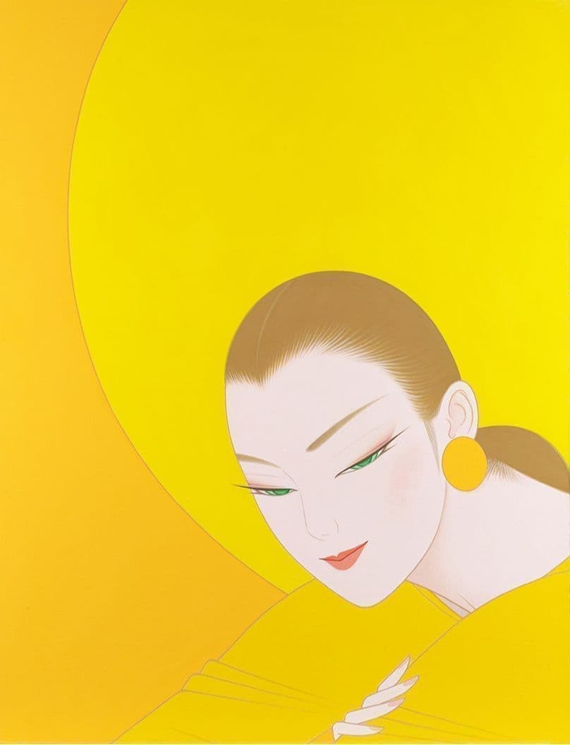 ICHIRO TSURUTA: Graceful Big Hat, Yellow, 2020
