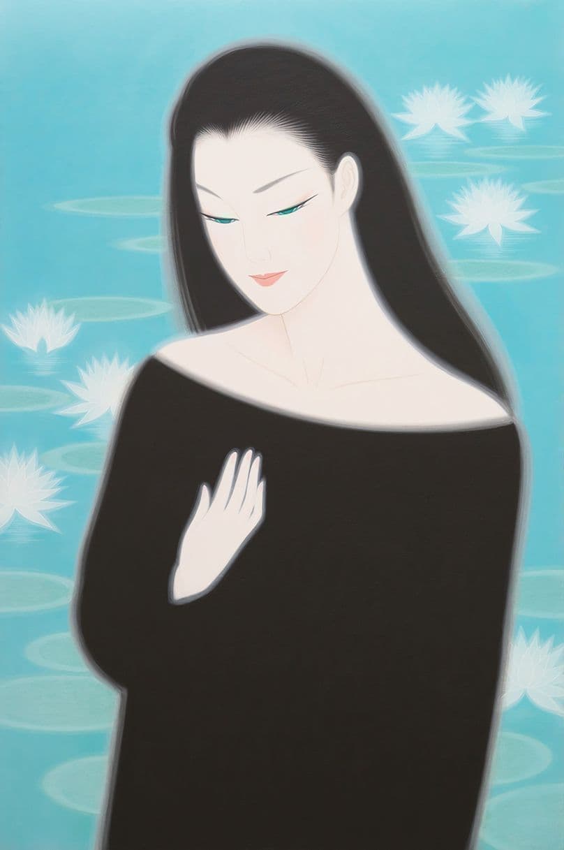 鶴田一郎：睡蓮の庭園, 2020