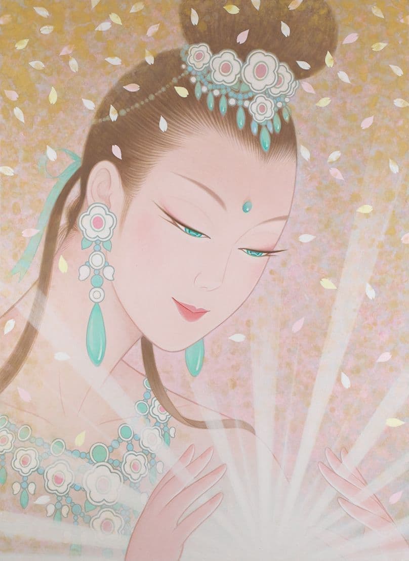 鶴田一郎：弥勒菩薩 ─やさしさの祝福─ 2019