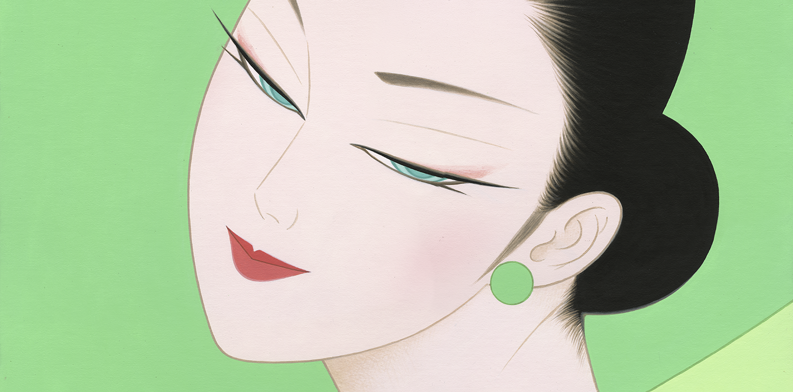 鶴田一郎：緑のそよ風、2023