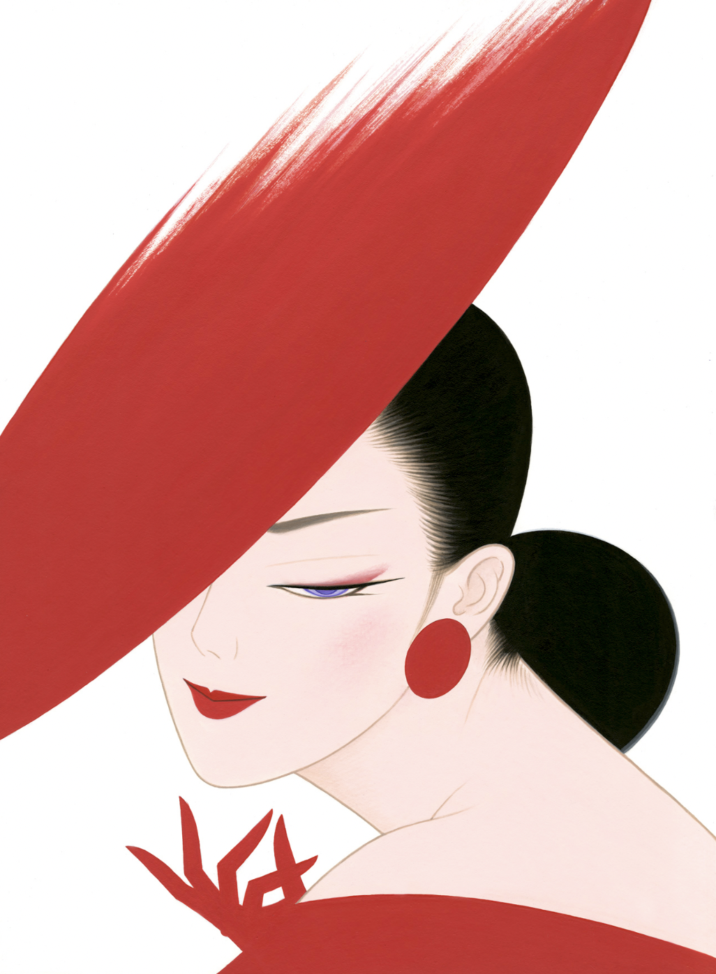 ICHIRO TSURUTA: Red flash（赤い閃光）, 2022