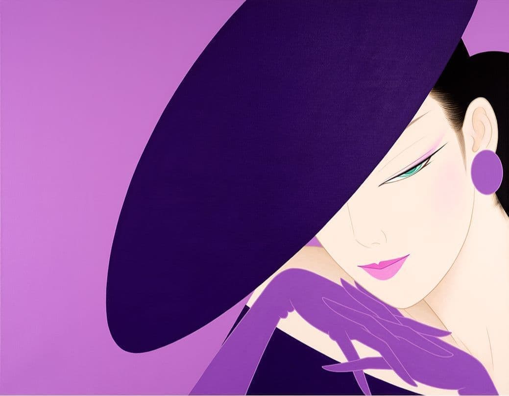 鶴田一郎: Dark Purple Hat 2019
