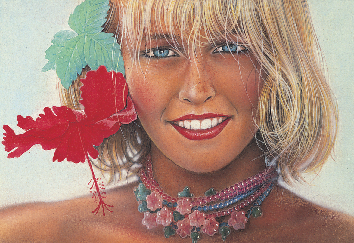 鶴田一郎：ハイビスカスの髪飾り, 1977