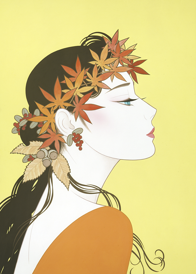鶴田一郎: 花冠　秋 ,2000