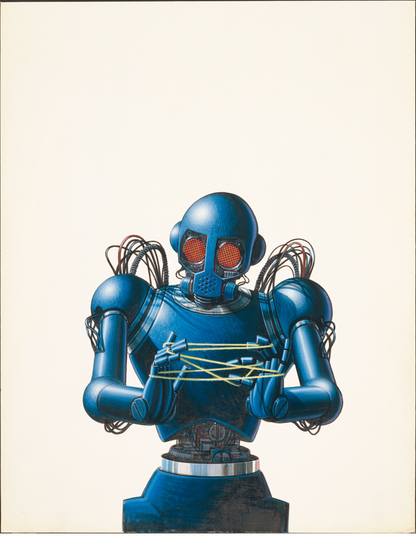 鶴田一郎: ロボット（あやとり） 1984年