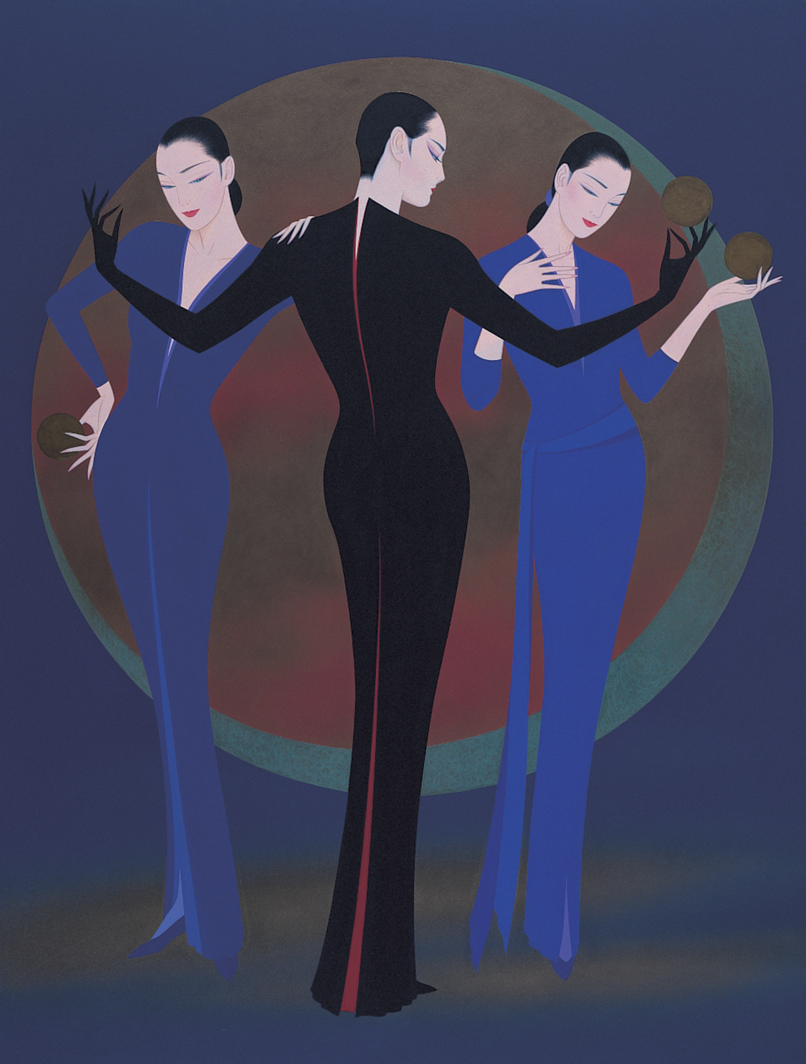 鶴田一郎:三美神,1990